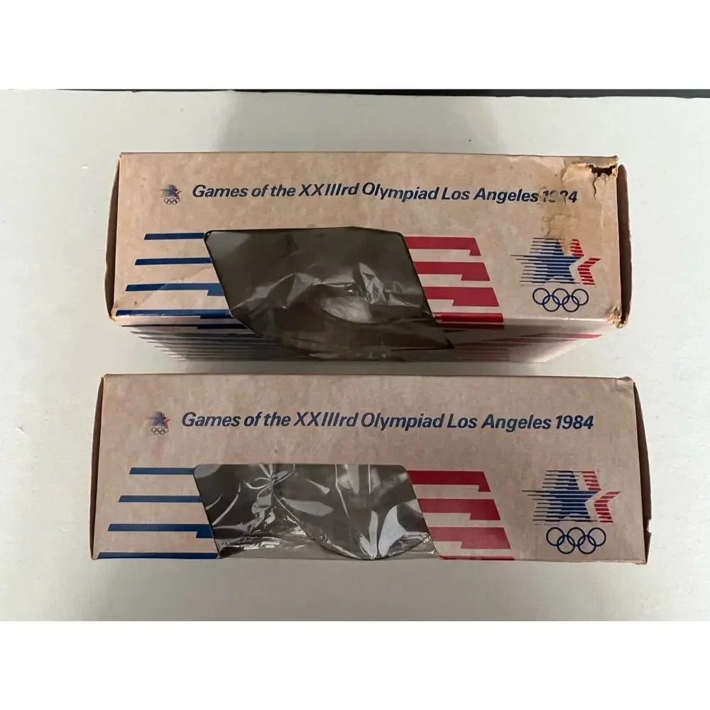 1984 OLYMPIC XXXIII PLASTIC Tumblers CUPS LOS ANGELES LA TWO BOXES, 15 CUPS, 9oz